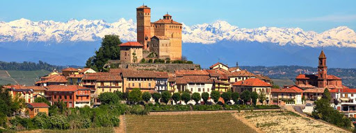 Beautiful view of Piedmont, Italy