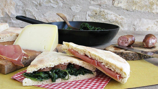 Bread from the Umbria region, Italy