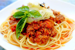 Spaghetti bolognese